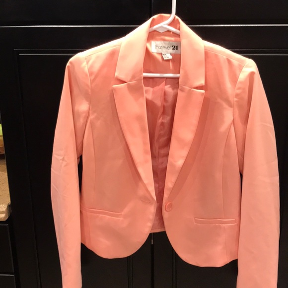 Forever 21 Jackets & Blazers - Forever 21 long sleeve Jacket peach color size M